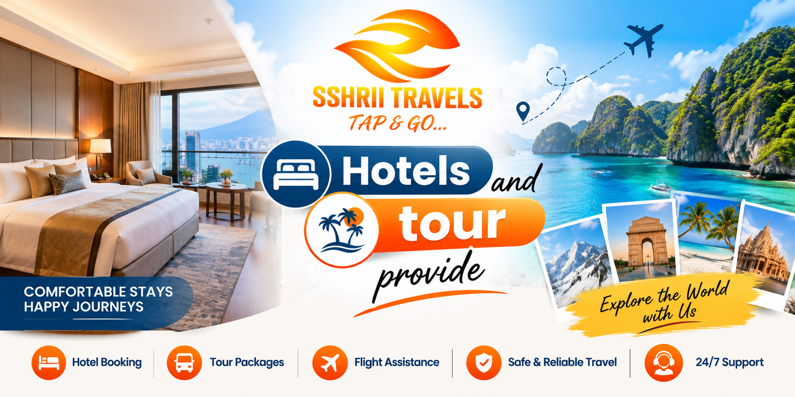 Hotels and tour provide